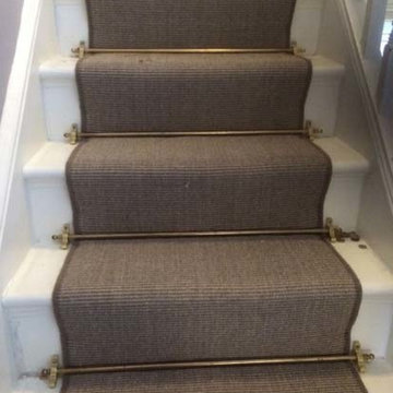 Installing Carpet Runner and Stairrods to Stairs