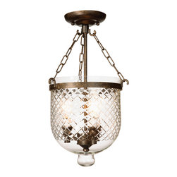 Artcraft - Artcraft AC4423 Apothecary Semi Flush - Flush-mount Ceiling Lighting