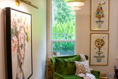 Example of a trendy home design design in Vancouver