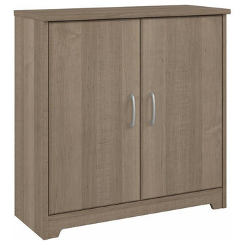 Cabot Small Bathroom Storage Cabinet in Ash Gray - Engineered Wood