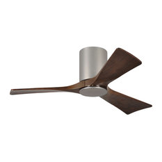 Matthews Fan Company IR3HLKBNWA42 42``Ceiling Fan Irene Brushed Nickel