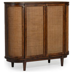 Union Home LLC - Canggu Storage Cabinet, Porto - Our Canggu storage cabinet embraces curvature. Rounded cane details create an inviting and robust piece for any room's decor.
