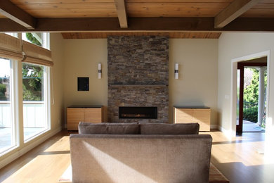Example of a trendy home design design in San Francisco