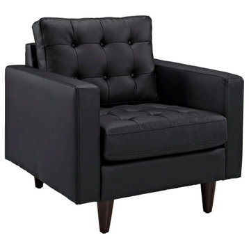 Melanie Black Sofa and Armchairs Set of 3