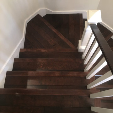 Hardwood and Full Staircase Reconstruction- WOODINVILLE, WA