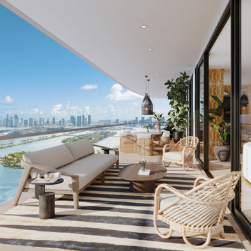 South Beach Penthouse Balcony