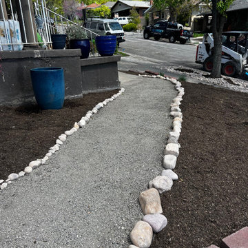 Xeriscape/Retaining wall