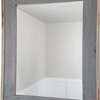 Bountiful Mirror, 18"x22", Weathered Gray