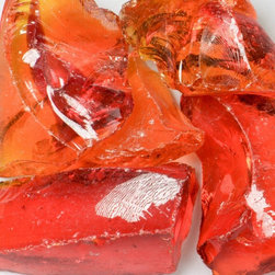 Tangerine Landscape Glass - Outdoor Decor