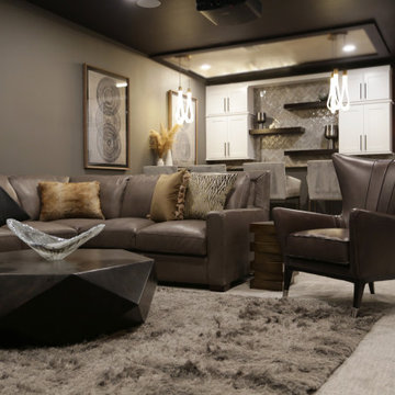 Adult Loft Contemporary Lounge Space