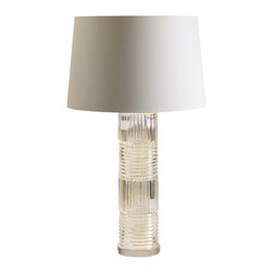 The Thomas Pheasant Collection - Bangle Glass Table Lamp - Table Lamps