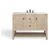 Kerry Bath Vanity, Single Sink, 48", Natural, Freestanding