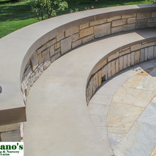 Hardscape Retaining Wall Bench Seat