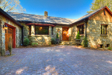 Example of a classic exterior home design in Other