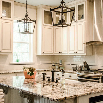Custom Island w/ Granite Counters