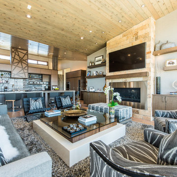 Contemporary in the mountains