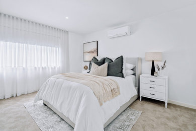 This is an example of a bedroom in Melbourne.