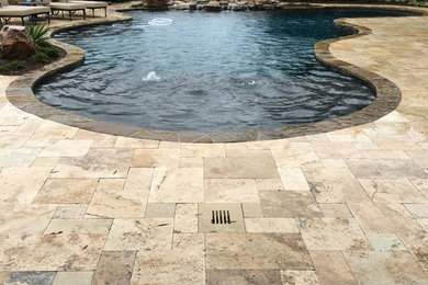 Example of a pool design in Charlotte
