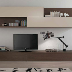 Spar Logika Wall Unit Composition LK12 - $2,750.00 - Entertainment Centers And Tv Stands