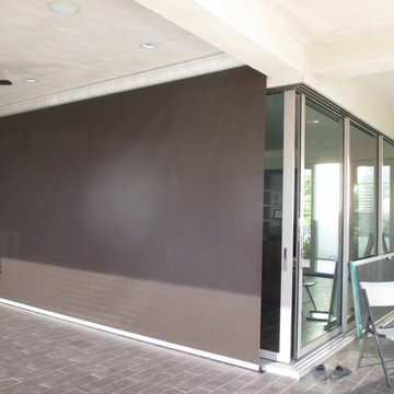 Motorized Power Screens on a Patio, California Room, and Exterior Window