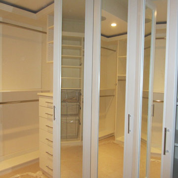 White Walk In Closet