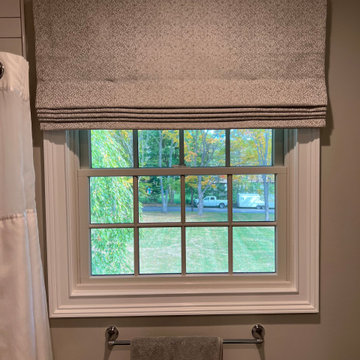 Roman Shades - operational and faux
