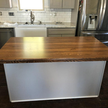 Butcher block counter top
