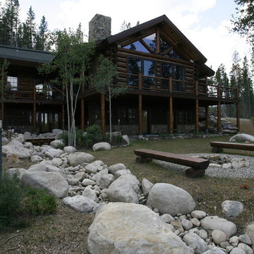 Authentic Rocky Mountain Log Cabin