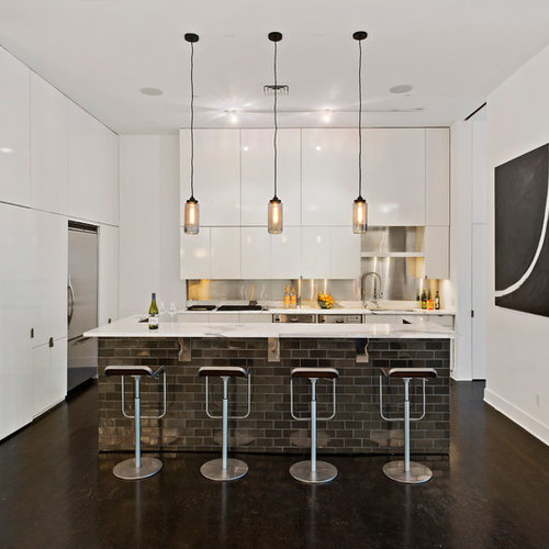 Tiled Kitchen Island Houzz
