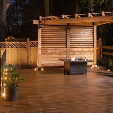 Pergola and Fire Table