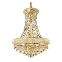 Elegant Lighting - Elegant Lighting 1802D20G/EC Chandelier Primo - Chandeliers