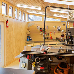 12 x 28 ft Hobby Work Shop Interior - Prefab Studios