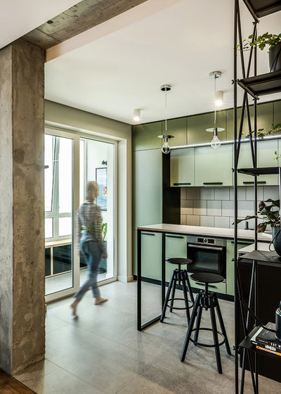 コンテンポラリー キッチン by Lisa Pyshneva Studio