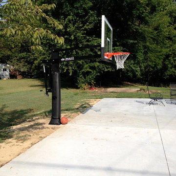 Rob D's Pro Dunk Platinum Basketball System on a 44x28 in Vincennes, IN
