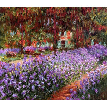Claude Oscar Monet A Garden Wall Decal Print