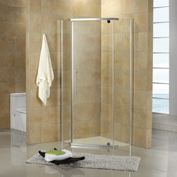 36" X 36" LEXI NEO-ANGLE CORNER SHOWER ENCLOSURE - Shower Stalls And Kits