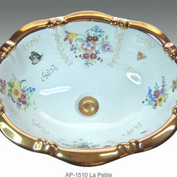 Hand Painted Drop-in Sinks by Atlantis - Bathroom Sinks