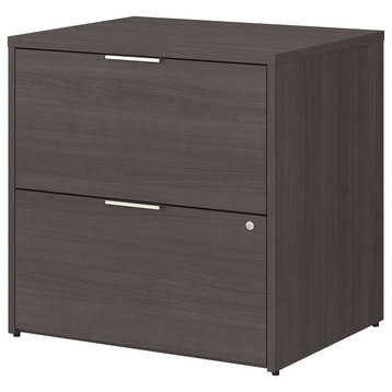Jamestown 2-Drawer Lateral File Cabinet, Assembled, Storm Gray