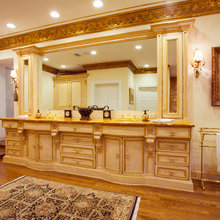 Master bath cabinet