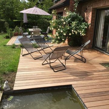 Conception et aménagement d'une terrasse à Croix (59-Nord)
