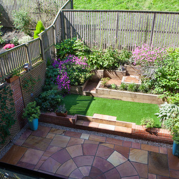 Modern Split- level Garden