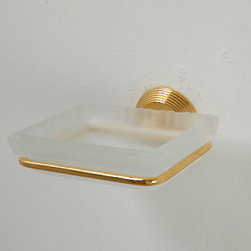 Cristal et Bronze 2050 Cannele Wall Mounted Soap Dish Holder - Soap Dishes & Holders