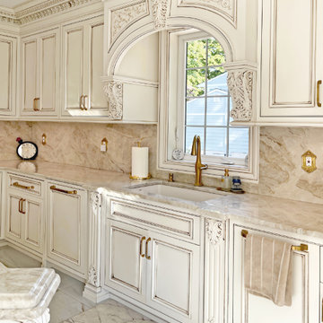 Elegant Classic Kitchen Design with Handcrafted Details