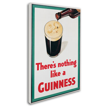 Guinness Brewery 'There's Nothing Like A Guinness I' Canvas Art, 16"x24"