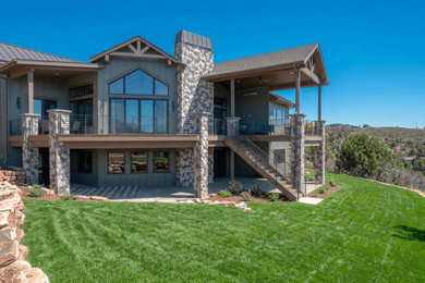 Home design - craftsman home design idea in Denver