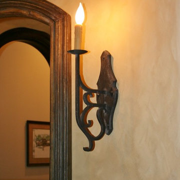 Iron Scroll Sconce