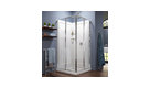DreamLine Cornerview Framed Sliding Shower Enclosure, 36" by 36" Double Threshol