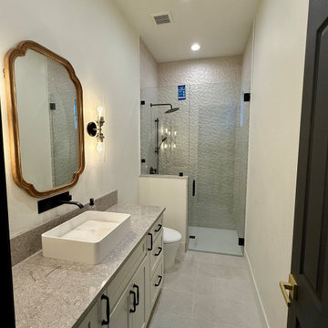 Wallin Project: Janet's bathroom before and after