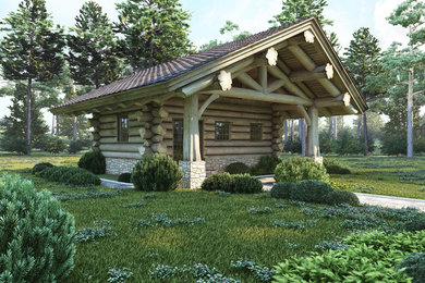 "KARIGA" log home kit (35 m2) for just 22 700 euros.