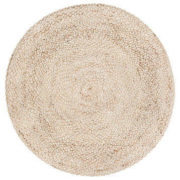 Anji Mountain Speckled Hen Area Rug, Round 8'x8'